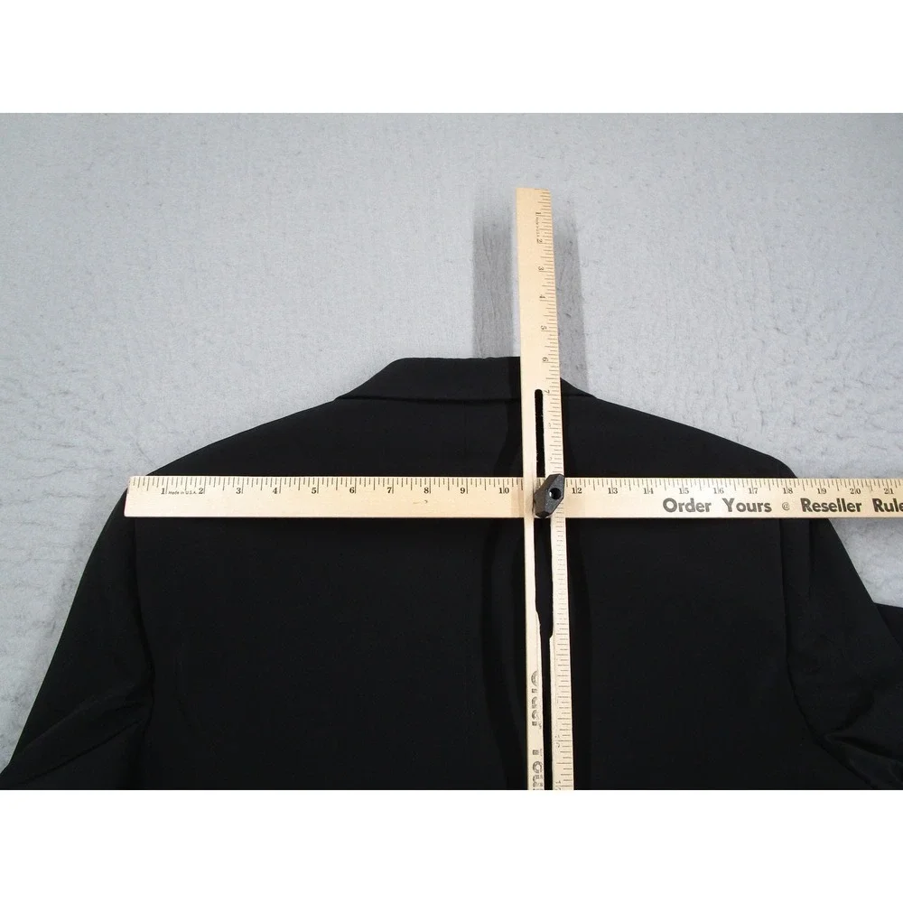 Prada Milano Suit Mens Black Stretch 48R Italy A8095 2 Piece 3 Button
